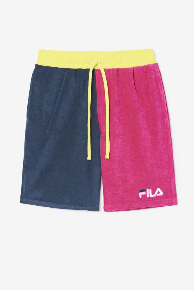 Fila Miesten Shortsit Kalili Sininen/Pinkki - DMPA-62105